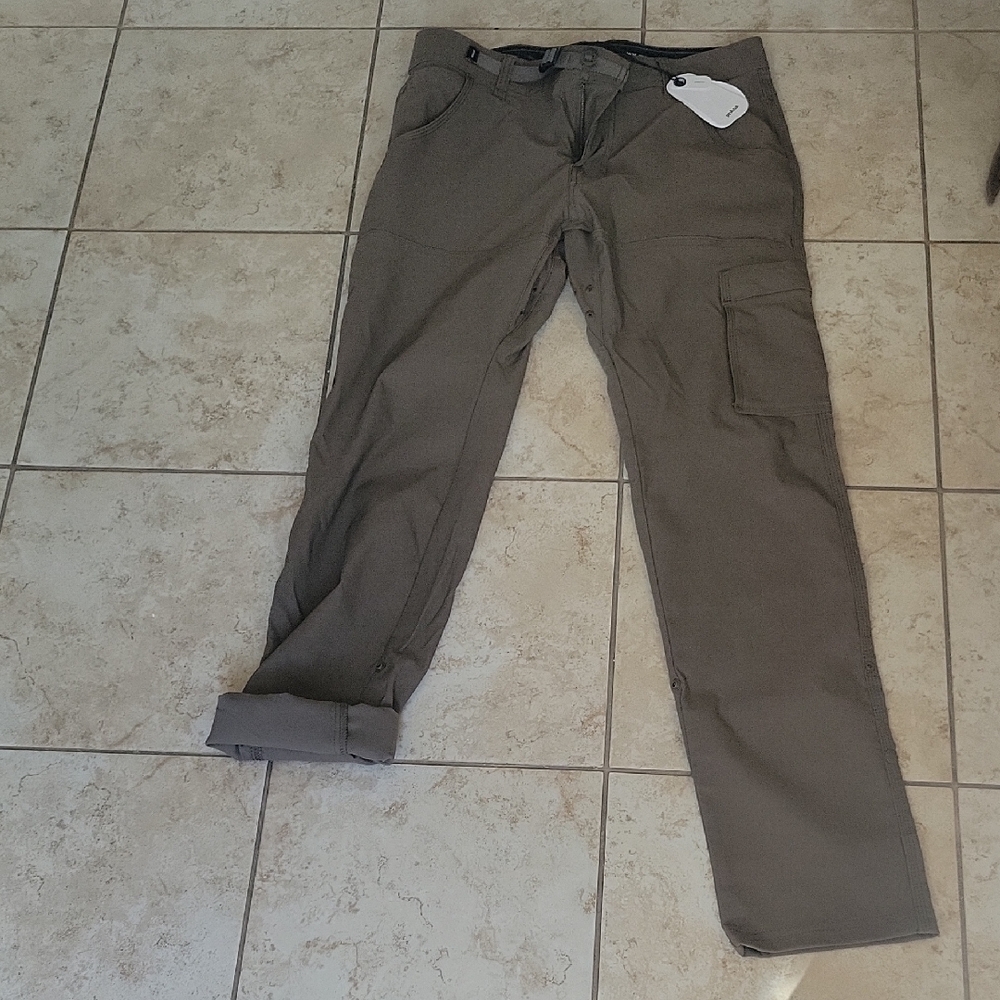 Prana Men's Olive Cargo Pants